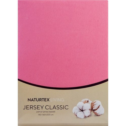 Naturtex Jersey gumis lepedő Matt rózsaszín  90-100x200 cm